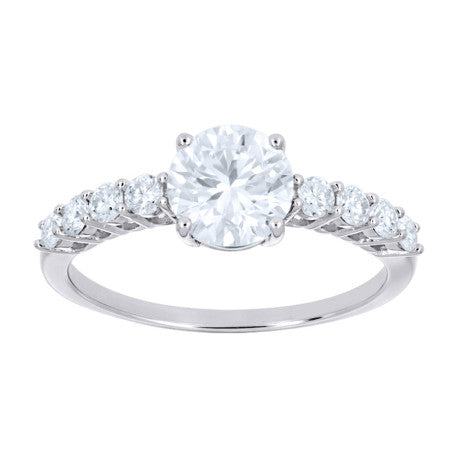 925 Sterling Silver Moissanite Ring S6-S11