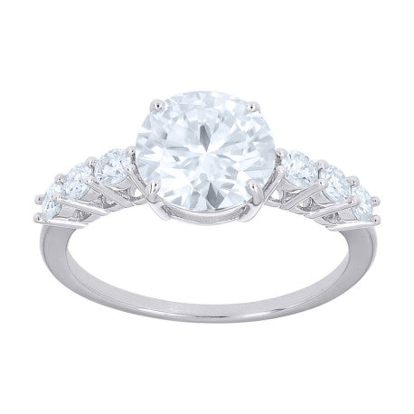 925 Sterling Silver Moissanite Ring S6-S11