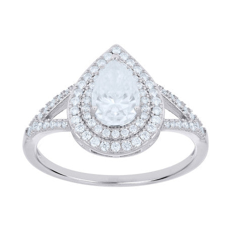 925 Sterling Silver Moissanite Ring S6-S11