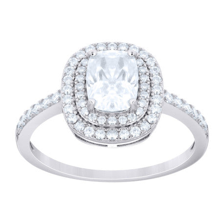 925 Sterling Silver Moissanite Ring S6-S11