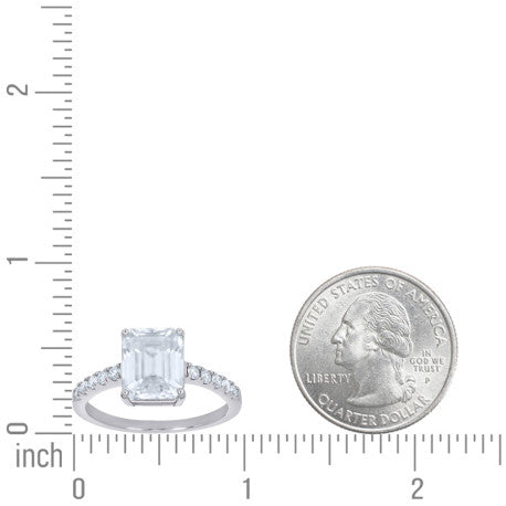 925 Sterling Silver Moissanite Ring S6-S11