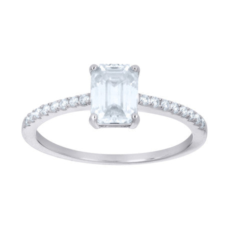 925 Sterling Silver Moissanite Ring S6-S11