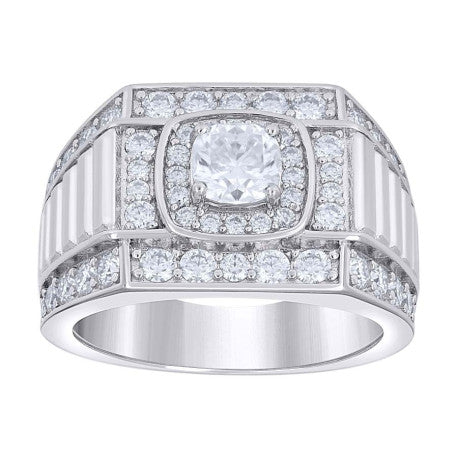 925 Sterling Silver Moissanite Ring S9-S11