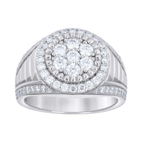 925 Sterling Silver Moissanite Ring S9-S11