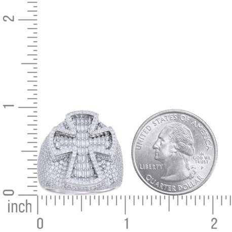 925 Sterling Silver Moissanite Ring S9-S11