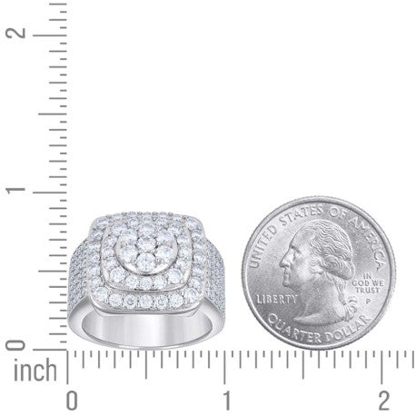 925 Sterling Silver Moissanite Ring S9-S11