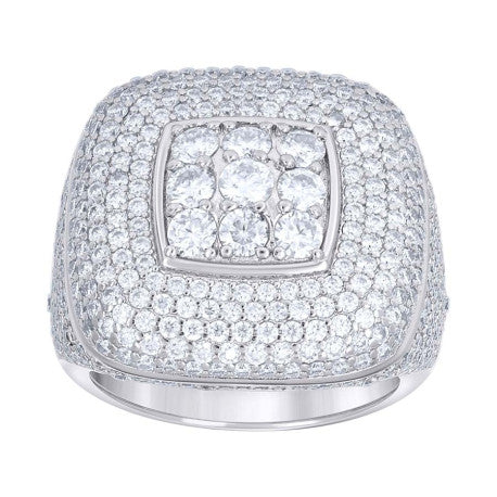 925 Sterling Silver Moissanite Ring S9-S11