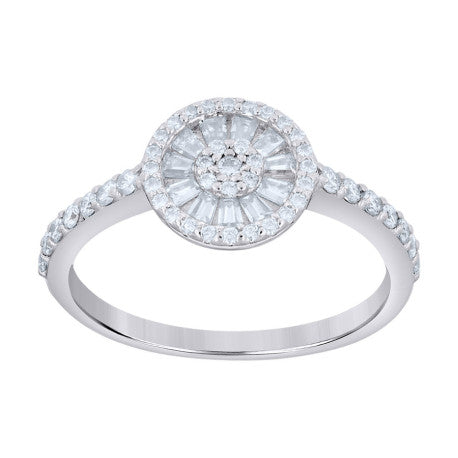 925 Sterling Silver Moissanite Ring