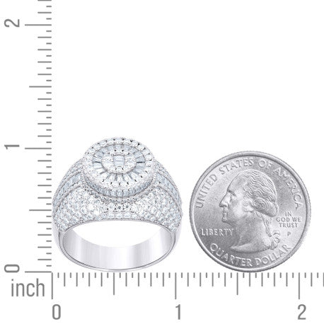 925 Sterling Silver Moissanite Ring