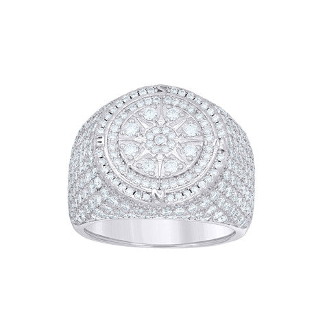 925 Sterling Silver Moissanite Ring