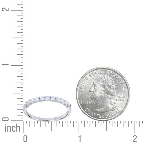 925 Sterling Silver Moissanite Ring