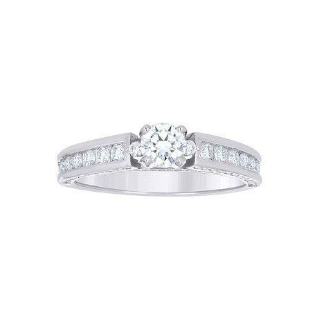925 Sterling Silver Moissanite Ring
