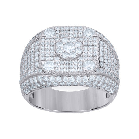 925 Sterling Silver Moissanite Ring