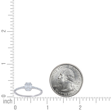 925 Sterling Silver Moissanite Ring