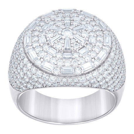 925 Sterling Silver Moissanite Ring