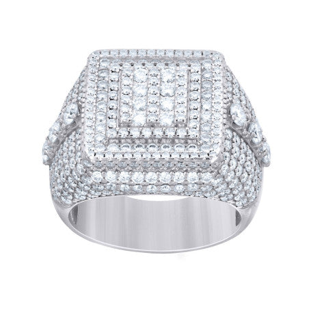 925 Sterling Silver Moissanite Ring