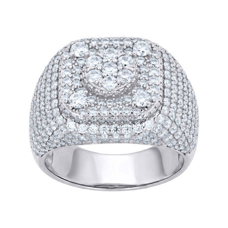925 Sterling Silver Moissanite Ring