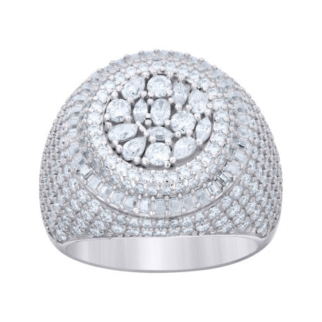 925 Sterling Silver Moissanite Ring