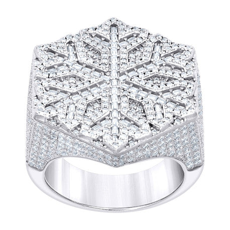 925 Sterling Silver Moissanite Ring