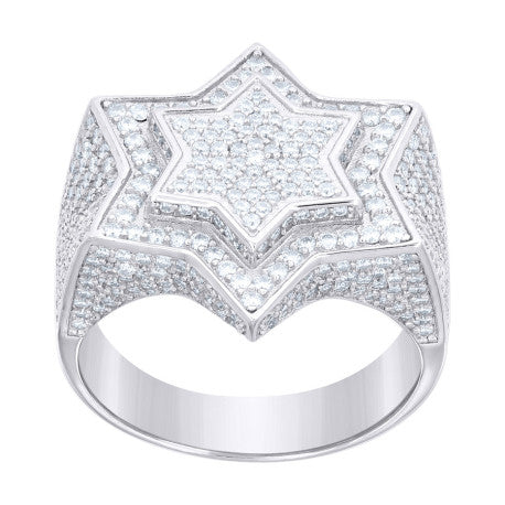 925 Sterling Silver Moissanite Ring