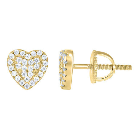 925 Sterling Silver Moissanite Stud Earrings