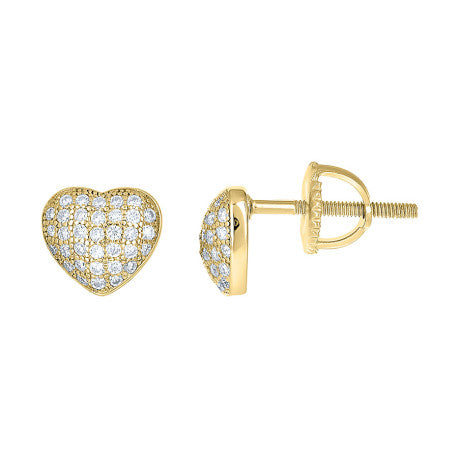 925 Sterling Silver Moissanite Stud Earrings
