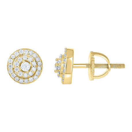 925 Sterling Silver Moissanite Stud Earrings