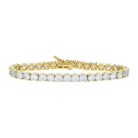 925 Sterling Silver  Moissanite Tennis Chain 5mm
