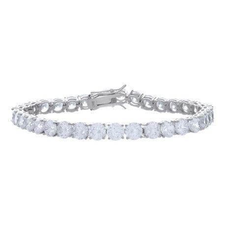 925 Sterling Silver Moissanite Tennis Chain 6mm