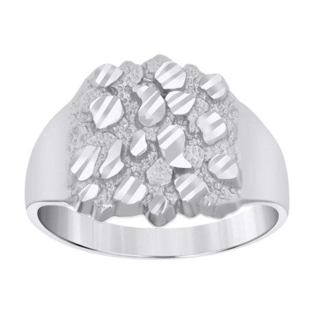 925 Sterling Silver Nugget Ring S8-S11