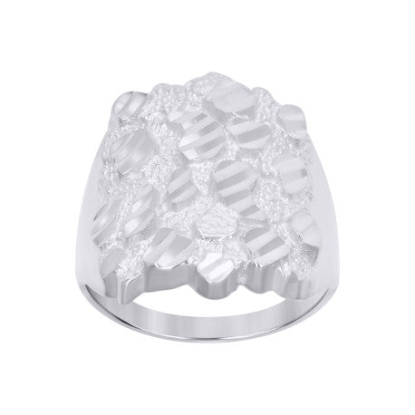 925 Sterling Silver Nugget Ring S9-S12