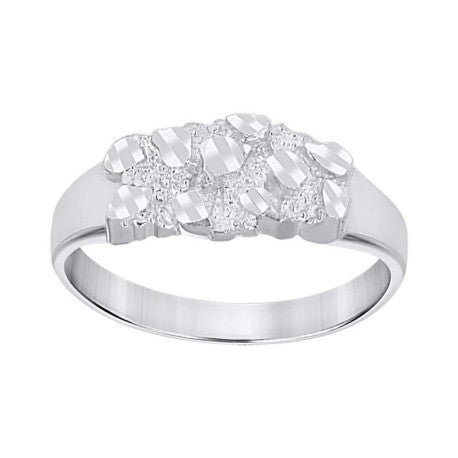 925 Sterling Silver Nugget Ring