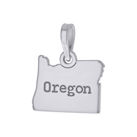 925 Sterling Silver Oregon Pendant