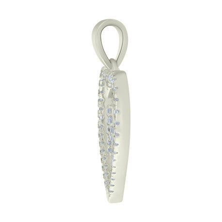 925 Sterling Silver Pendant "A"