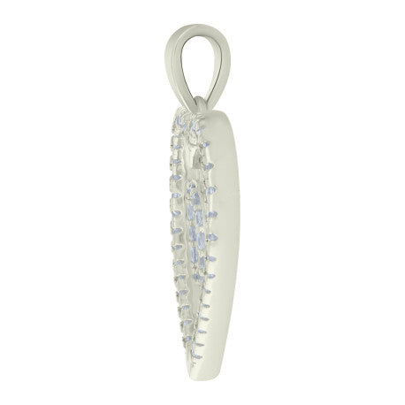 925 Sterling Silver Pendant "D"