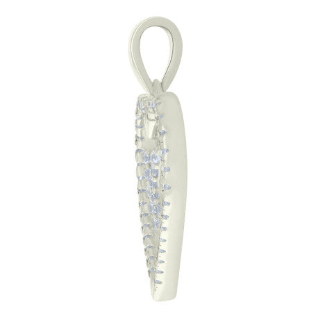 925 Sterling Silver Pendant "K"