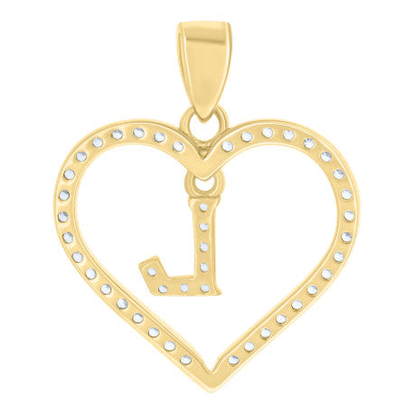 925 Sterling Silver Pendant "L"