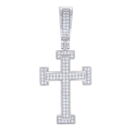 925 Sterling Silver Pendant Moissanite 0.45 Ctw