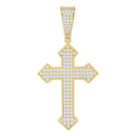 925 Sterling Silver Pendant Moissanite 1.22 Ctw