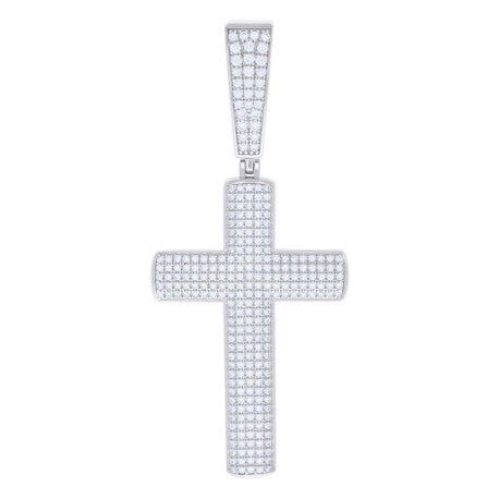 925 Sterling Silver Pendant Moissanite 1.26 Ctw