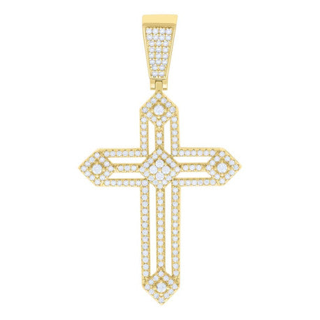 925 Sterling Silver Pendant Moissanite 1.51 Ctw