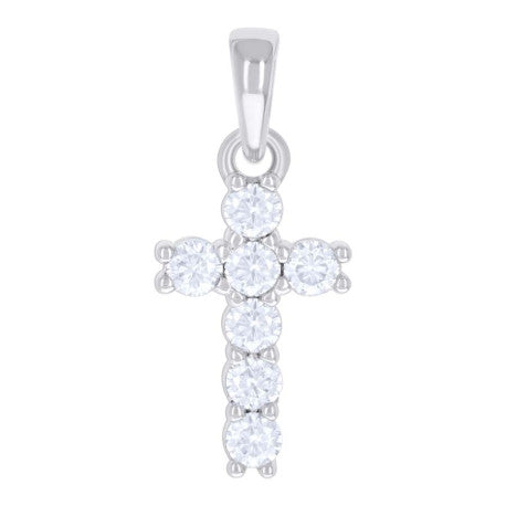 925 Sterling Silver 0.74Ctw Moissanite Pendant