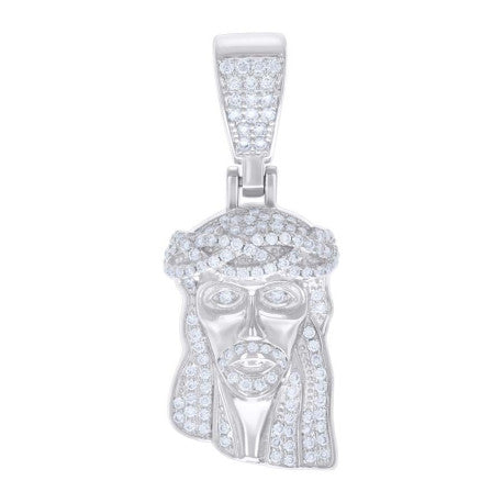 925 Sterling Silver Pendant Moissanite Ctw 0.81