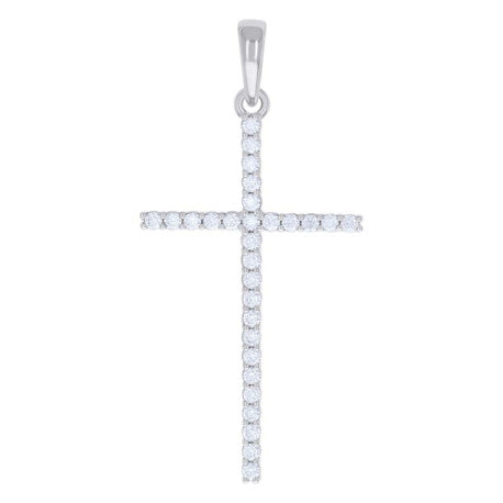 925 Sterling Silver 0.91Ctw Moissanite Pendant