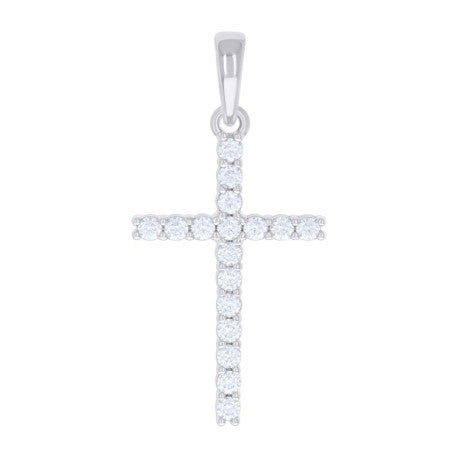 925 Sterling Silver 1.02Ctw Moissanite Pendant
