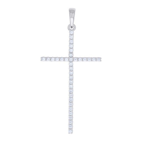 925 Sterling Silver 1.10Ctw Moissanite Pendant