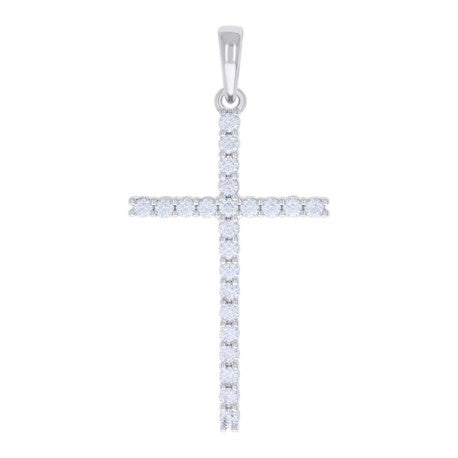 925 Sterling Silver 1.38Ctw Moissanite Pendant
