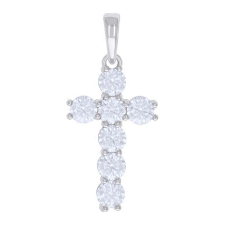 925 Sterling Silver 3.68Ctw Moissanite Pendant