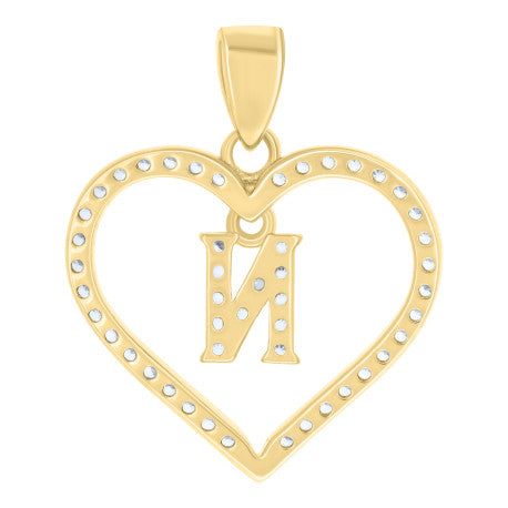 925 Sterling Silver Pendant "N"