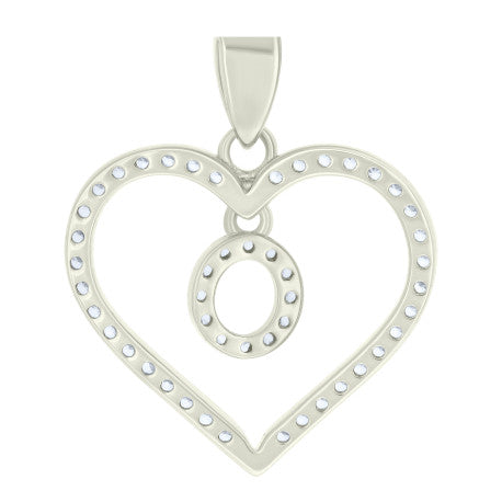 925 Sterling Silver Pendant "O"